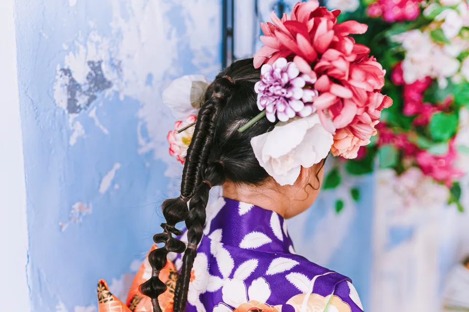 七五三のヘアセット